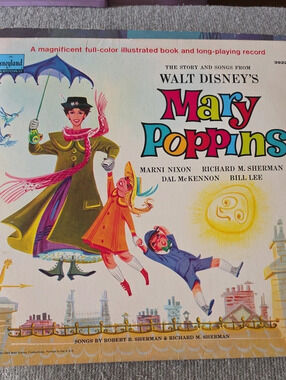 Disneyland Mary Poppins Vinyl Record